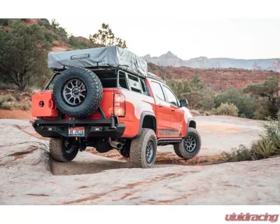 CBI Offroad Black Rear Bumper w/o Swing Arms Chevrolet Colorado Z71 | ZR2 2015-2021 - 200-000-018-010