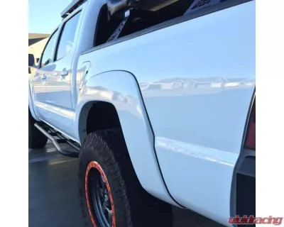 CBI Offroad Overland Bare DOM Bolt-On Rock Sliders Toyota Tacoma Double Cab Long Bed 2016+ - 300-000-010-047