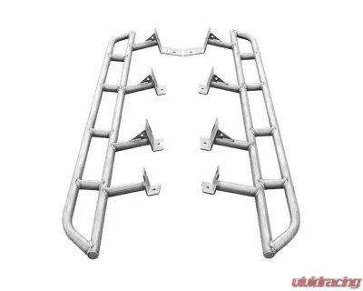 CBI Offroad Black Classic Bolt-On HREW Rock Sliders Toyota Tacoma 2005+ - 300-000-010-076