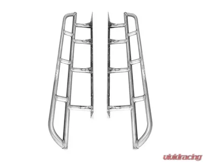 CBI Offroad Classic Bolt-On HREW Black Metal Rock Sliders Toyota Tacoma 2010-2022 - 300-000-011-050