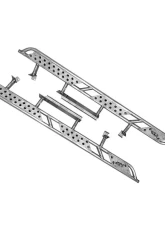 CBI Offroad Bare Overland Rock Sliders Toyota Tundra 2007-2021                                     - 300-000-012-001 - Image 7