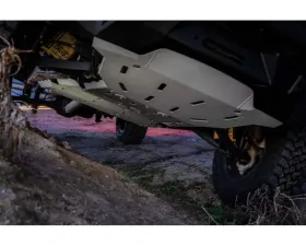 CBI Offroad Bare Aluminum Rear Skid Plates Chevrolet Colorado ZR2 | Z71 Diesel 2015-2021