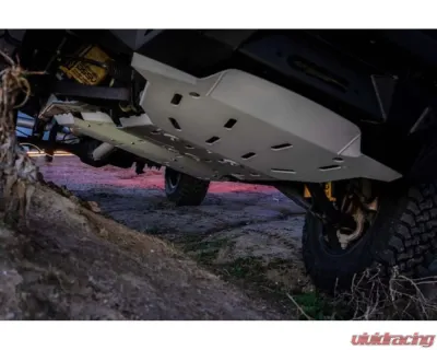 CBI Offroad Bare Aluminum Rear Skid Plates Chevrolet Colorado ZR2 | Z71 Diesel 2015-2021 - 300-000-018-005