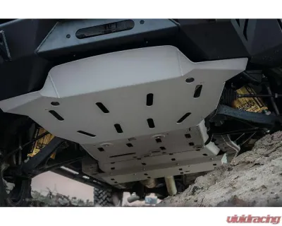 CBI Offroad Bare Aluminum Rear Skid Plates Chevrolet Colorado ZR2 | Z71 Diesel 2015-2021 - 300-000-018-005