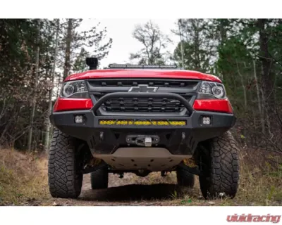 CBI Offroad Bare Steel Front Overland Skid Plates Chevrolet Colorado ZR2 | Z71 Gas 2015-2021 - 300-000-018-023
