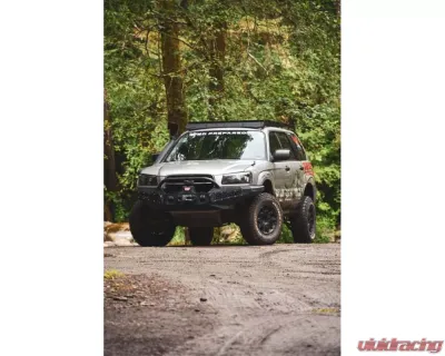 Prinsu Design Studio Roof Rack w/Cutout for 40" Lightbars Subaru Forester 2003-2008 - 400-000-020-006