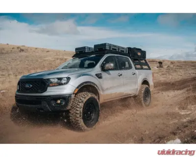 CBI Offroad Bare Cab Height Bed Rack Ford Ranger 2019-2021 - 500-000-017-006