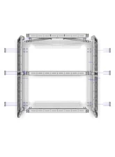 CBI Offroad Bare Cab Height Bed Rack for 6.5' Bed Ford F-150 2004+                                     - 500-000-017-007 - Image 7