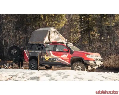 CBI Offroad Bare Sheet Metal Style Cab Height Bed Rack Chevrolet Colorado Short Bed 2015-2021 - 500-000-018-001