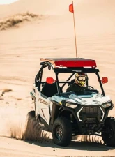 Prinsu Design Studio Red Texture Roof Rack w/Cutout for 30" Lightbar Polaris RZR Trail w/Plastic Roof 2021                                     - 700-009-000-006 - Image 8