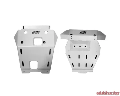 CBI Offroad Aluminum Bare Metal Full Overland Skid Plates Toyota Tacoma T2/T3 2005+ - 300-000-010-061