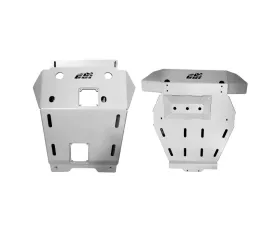 CBI Offroad Powdercoat Black Steel Full Overland Skid Plates Toyota Tacoma T2/T3 2005+