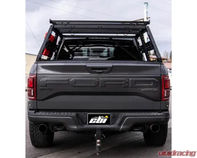 CBI Offroad Bare Metal 5'6" Bed Length Cab Height Bed Rack Ford Raptor | F150 2010-2022 - 500-000-017-001