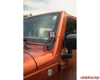 CBI Offroad Single Ditch Light Brackets Jeep Wrangler JK-JKU 2007-2018 - 600-000-000-113