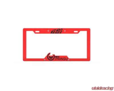 CBI Offroad License Plate Cover Red/Black - 600-000-000-150