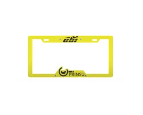 CBI Offroad License Plate Cover Yellow/Black