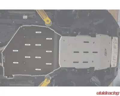 CBI Offroad Powder Coat Black Rear Skid Plate for Lexus GX550 2024+ - 300-000-016-065 - 300-000-016-065