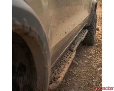 CBI Offroad Powder Coat Black Rock Sliders for 2023+ Chevrolet Colorado 3rd Gen - 300-000-018-058