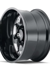 Cali Off-Road Sevenfold Wheel 20x12 6x139.7 -51mm Gloss Black/Milled Spokes                                     - 9111-2283BM - Image 2