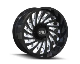 Cali Off-Road Switchback Wheel 20x10 6x139.7 -30mm Gloss Black/Milled