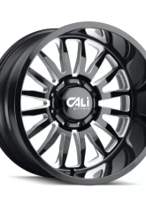 Cali Off-Road Summit Wheel 20x10 8x180 -25mm 124.1mm Gloss Black                                     - 9110-2178BM - Image 3