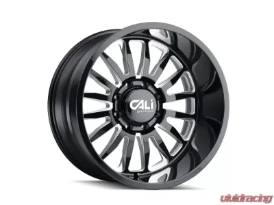 Cali Off-Road Summit Wheel 20x10 8x180 -25mm 124.1mm Gloss Black - 9110-2178BM