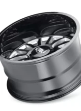 Cali Off-Road Summit Wheel 22x12 8x180 -51mm 124.1mm Gloss Black                                     - 9110-22278BM - Image 3