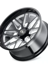 Cali Off-Road Invader Wheel 22x12 8x165.1 -51mm 125.2mm Gloss Black                                     - 9115-22281BM - Image 3