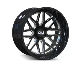 Cali Off-Road Invader Wheel 24x14 8x170 -76mm 125.2mm Gloss Black