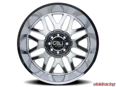 Cali Off-Road Invader Dually Wheel 22x8.25 8x200 -192mm 142mm Chrome - 9115D-22877CR192