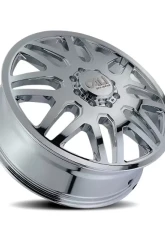 Cali Off-Road Invader Dually Wheel 22x8.25 8x165.1 115mm 121.3mm Chrome                                     - 9115D-22881CF115 - Image 2