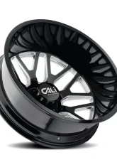 Cali Off-Road Invader Dually Wheel 24x8.25 8x200 -232mm 142mm Gloss Black                                     - 9115D-24877BMR232 - Image 2