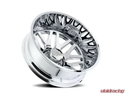 Cali Off-Road Invader Dually Wheel 24x8.25 8x200 -232mm 142mm Chrome - 9115D-24877CR232