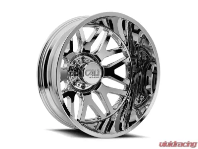 Cali Off-Road Invader Dually Wheel 24x8.25 8x200 -232mm 142mm Chrome - 9115D-24877CR232