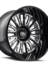 Cali Off-Road Vertex Wheel 22x12 8x165.1 -44mm 125.2mm Black                                     - 9116-22281BM - Image 3