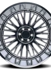 Cali Off-Road Vertex Wheel 22x12 8x165.1 -44mm 125.2mm Chrome                                     - 9116-22281C - Image 3