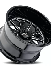 Cali Off-Road Auburn Wheel 24x14 8x180 -76mm 124.1mm Black                                     - 9117-24478BM - Image 2
