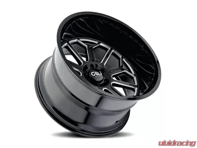 Cali Off-Road Auburn Wheel 24x14 8x180 -76mm 124.1mm Black - 9117-24478BM