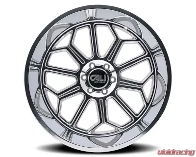 Cali Off-Road Auburn Wheel 20x10 6x135 -25mm Polished - 9117-2136P