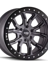 Dirty Life DT-1 Wheel 17x9 5x127 | 5x5 -38mm Matte Gunmetal/Black Simulated Ring                                     - 9303-7973MGT38 - Image 3