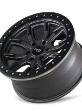 Dirty Life DT-1 Wheel 17x9 5x127 | 5x5 -38mm Matte Gunmetal/Black Simulated Ring                                     - 9303-7973MGT38 - Image 3