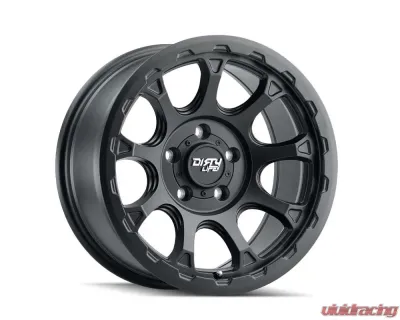 Dirty Life Drifter Wheel 17x8.5 6x139.7 -6mm Matte Black - 9307-7883MB