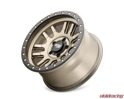 Dirty Life Canyon Pro Wheel 17x9 6x139.7 0mm Satin Gold/Black Lip - 9309-7983MGD0