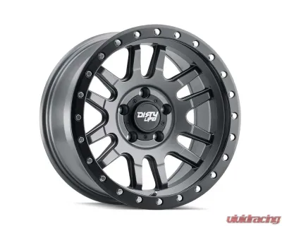 Dirty Life Canyon Pro Wheel 17x9 5x127 | 5x5 -38mm Satin Graphite/Black Lip - 9309-7973MGT38