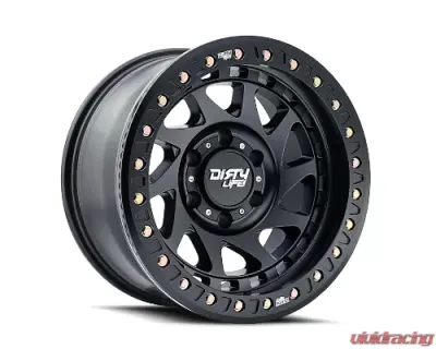 Dirty Life Enigma Race 9313 Wheel 17x9 5x127 | 5x5 -12mm Matte Black - 9313-7973MB12
