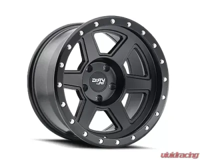 Dirty Life Compound 9315 Wheel 17x9 6x139.7 -12mm Matte Black - 9315-7983MB12