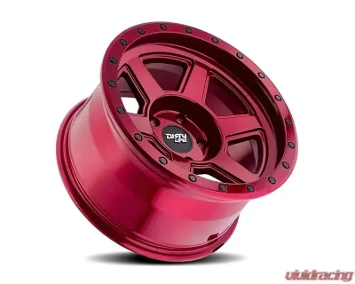 Dirty Life Wheels Compound Wheel 20x10 8x170 -25mm Crimson Candy Red - 9315-2170R