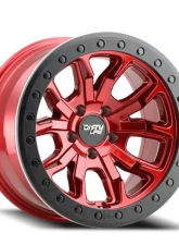 Dirty Life DT-1 Wheel 17x9 6x139.7 -12mm Crimson Candy Red                                     - 9303-7983R12 - Image 2