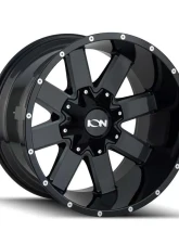ION 141 Gloss Black Milled 18x9 5x127 | 5x5 | 5x139.7 0mm 87.1mm Wheel                                     - 141-8952M - Image 3