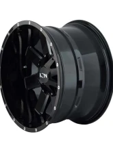 ION 141 Gloss Black Milled 18x9 5x127 | 5x5 | 5x139.7 0mm 87.1mm Wheel                                     - 141-8952M - Image 2